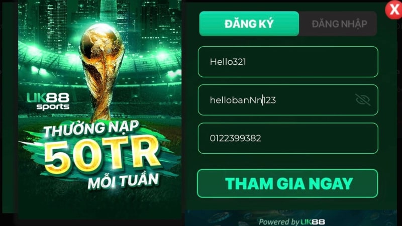 review uk88 3 Review Uk88 hướng dẫn tạo tài khoản