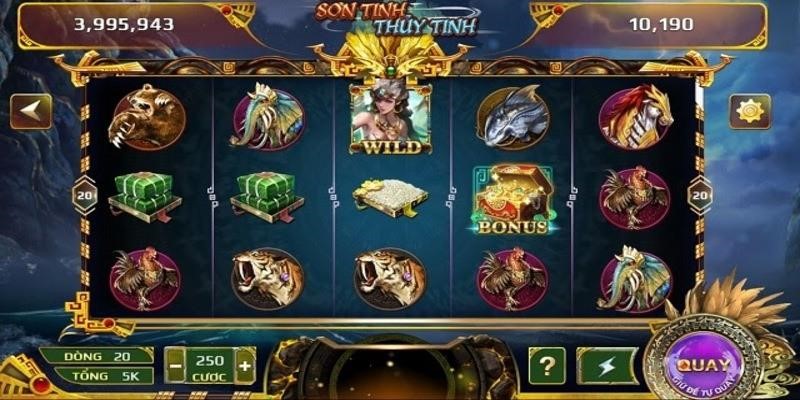 son tinh thuy tinh 2 Khám phá cơ chế trò chơi độc đáo của Sơn Tinh Thủy Tinh Slot và đắm chìm trong thế giới truyền thuyết